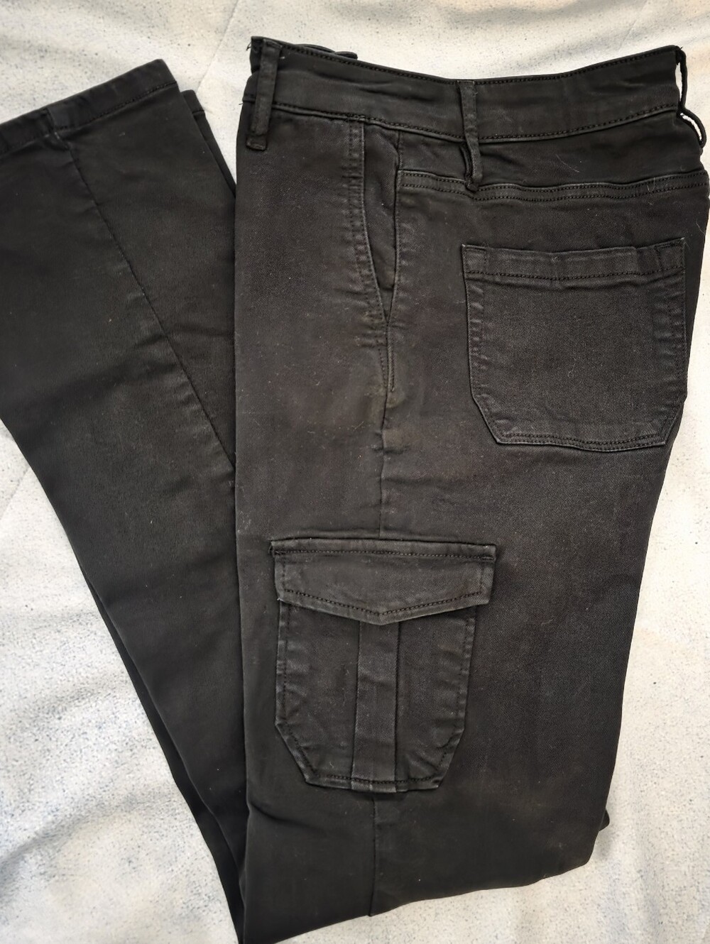 Well Worn Slim Straight Black Women Jeans